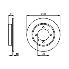 0 986 478 898 BOSCH Тормозной диск