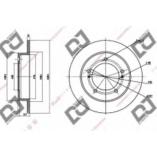 BD1264 DJ PARTS Тормозной диск