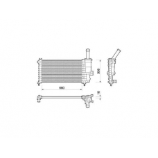 350213166000 MAGNETI MARELLI Охладитель, охлаждение двигателя