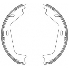 BSA2205.00 OPEN PARTS Комплект тормозных колодок