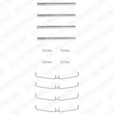 LX0030 DELPHI Комплектующие, колодки дискового тормоза