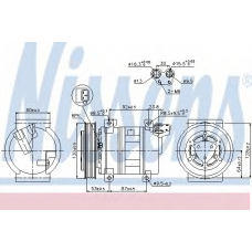 89330 NISSENS Компрессор, кондиционер