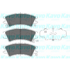 KBP-3004 KAVO PARTS Комплект тормозных колодок, дисковый тормоз