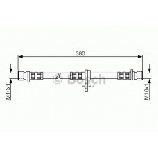 1 987 481 271 BOSCH Тормозной шланг