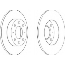DDF1412 FERODO Тормозной диск