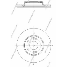 K330A25 NPS Тормозной диск