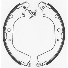 BS761 QUINTON HAZELL Комплект тормозных колодок