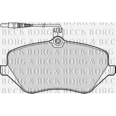 BBP1898 BORG & BECK Комплект тормозных колодок, дисковый тормоз