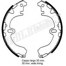 17330 fri.tech. Комплект тормозных колодок