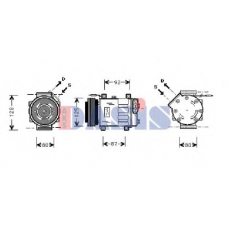 851990N AKS DASIS Компрессор, кондиционер