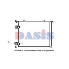 181140N AKS DASIS Радиатор, охлаждение двигателя