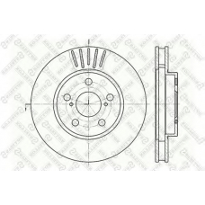 6020-4544V-SX STELLOX Тормозной диск