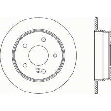 BDR1293.10 OPEN PARTS Тормозной диск