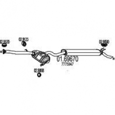 01.69670 MTS Глушитель выхлопных газов конечный