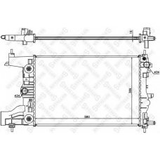 10-25696-SX STELLOX Радиатор, охлаждение двигателя