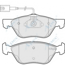 PAD1079 APEC Комплект тормозных колодок, дисковый тормоз