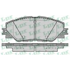 05P1282 LPR Комплект тормозных колодок, дисковый тормоз