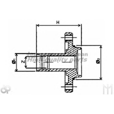 T611-03 ASHUKI Ступица колеса