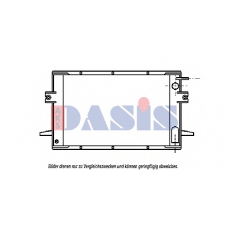 400530N AKS DASIS Радиатор, охлаждение двигателя