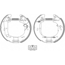 8DB 355 004-131 HELLA PAGID Комплект тормозных колодок