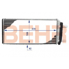 9200816 BEHR Heater core