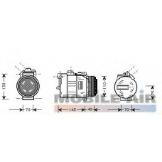 0600K181 VAN WEZEL Компрессор, кондиционер