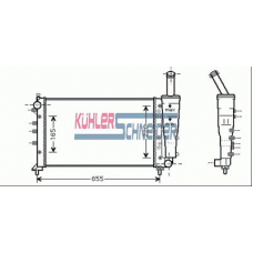 1700731 KUHLER SCHNEIDER Радиатор, охлаждение двигател