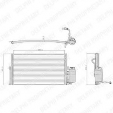 TSP0225107 DELPHI Конденсатор, кондиционер