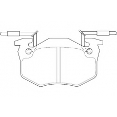 WBP20635A WAGNER LOCKHEED Комплект тормозных колодок, дисковый тормоз