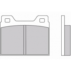 12-0062 E.T.F. Комплект тормозных колодок, дисковый тормоз