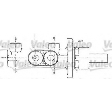 402295 VALEO Главный тормозной цилиндр