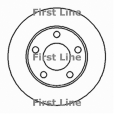 FBD822 FIRST LINE Тормозной диск