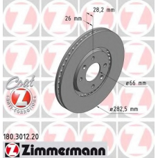 180.3012.20 ZIMMERMANN Тормозной диск