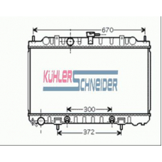 1601061 KUHLER SCHNEIDER Радиатор, охлаждение двигател