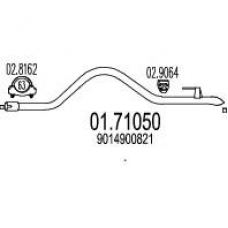 01.71050 MTS Труба выхлопного газа