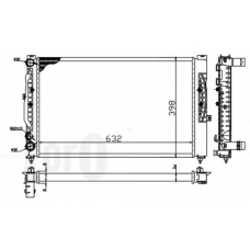 003-017-0019 LORO Радиатор, охлаждение двигателя