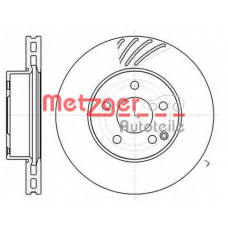 61184.10 METZGER Тормозной диск
