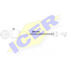 610427 E C ICER Сигнализатор, износ тормозных колодок