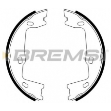 GF0349 BREMSI Комплект тормозных колодок, стояночная тормозная с
