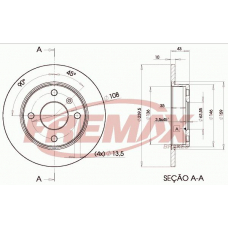 BD-1062 FREMAX Тормозной диск