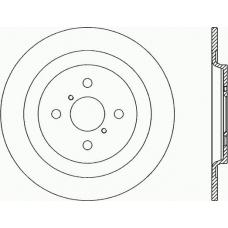 BDA2339.10 OPEN PARTS Тормозной диск