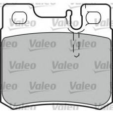 598272 VALEO Комплект тормозных колодок, дисковый тормоз