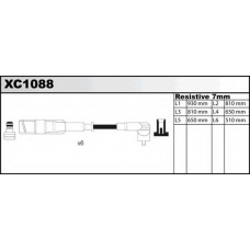 XC1088 QUINTON HAZELL Комплект проводов зажигания