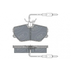 SP 221 SCT Комплект тормозных колодок, дисковый тормоз