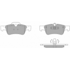 FBP-1523 FREMAX Комплект тормозных колодок, дисковый тормоз