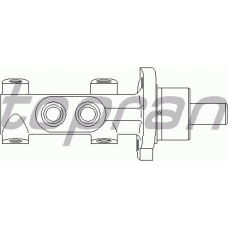 721 058 TOPRAN Главный тормозной цилиндр