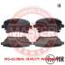 13046028882-SET-MS MASTER-SPORT Комплект тормозных колодок, дисковый тормоз