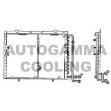101730 AUTOGAMMA Конденсатор, кондиционер