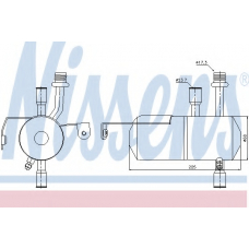 95353 NISSENS Осушитель, кондиционер