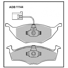 ADB11144 Allied Nippon Тормозные колодки